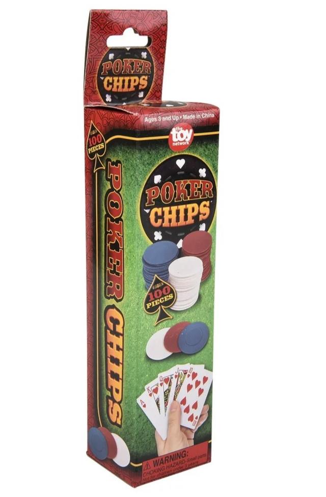 2,500 Plastic Poker Chips – 25 Box Set (100 Chips Per Box) – Red, White & Blue Stackable Game Chips ♠️♦️♣️❤️