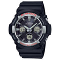 Casio G-SHOCK Men's Black Dial Analog/Digital Watch Black Resin Strap Tough Solar - GAS-100-1ADR
