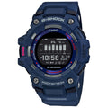 Casio G-SHOCK Men's Blue Dial Digital Watch Blue Resin Strap Bluetooth Fitness Tracker - GBD-100-2DR