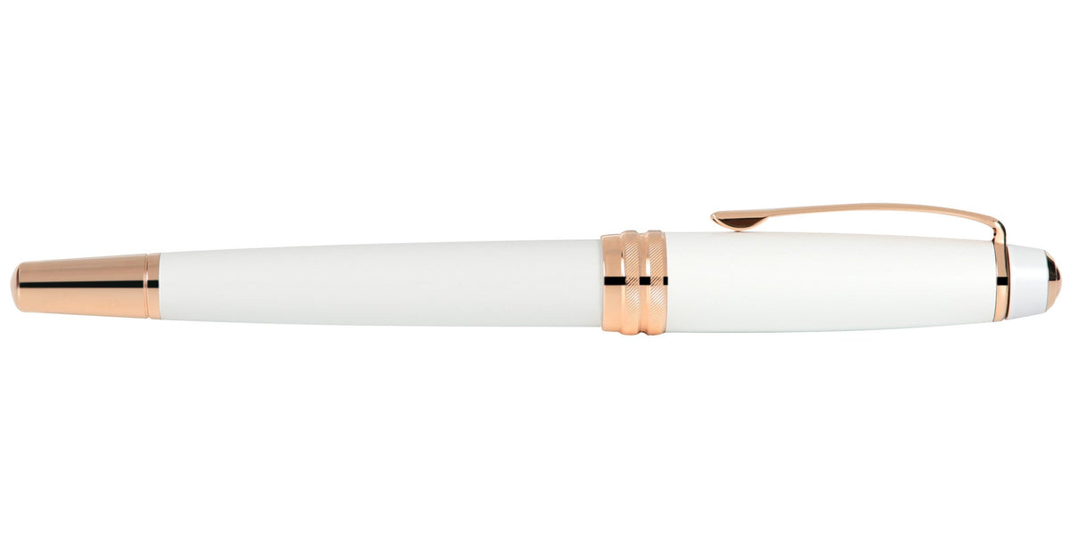 Bailey™ Pearlescent White Lacquer Fine Nib Fountain Pen