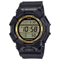 Casio G-SHOCK Men's Black and Gold Dial Digital Watch Black Resin Strap - GD-010GB-1A9DR