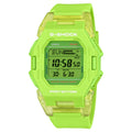 Casio G-SHOCK Men's Green Dial Digital Watch Green Transparent Resin Strap Bluetooth Fitness Tracker - GD-B500S-3DR
