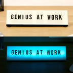 💡 Custom Light-Up Desk Plaque – Personalised LED Messages USB Office Boss Gift