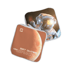 Get Outer My Space Orange NXT Lumi-Tek Cornhole Bags