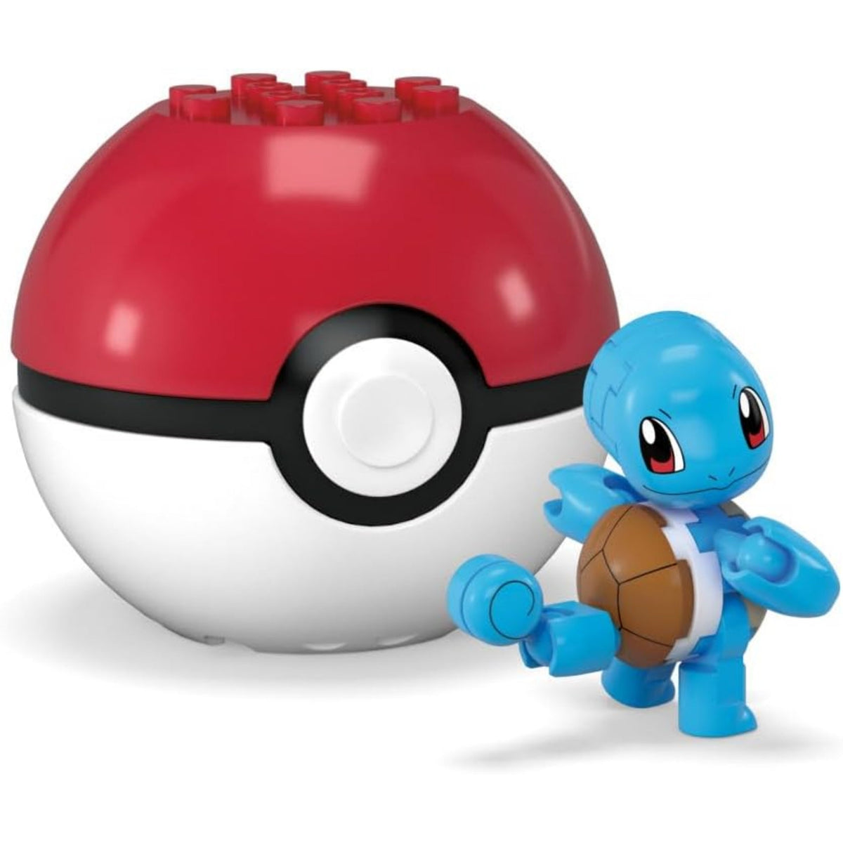 Pokemon Mega Construx Evergreen Poke Ball Squirtle Blue