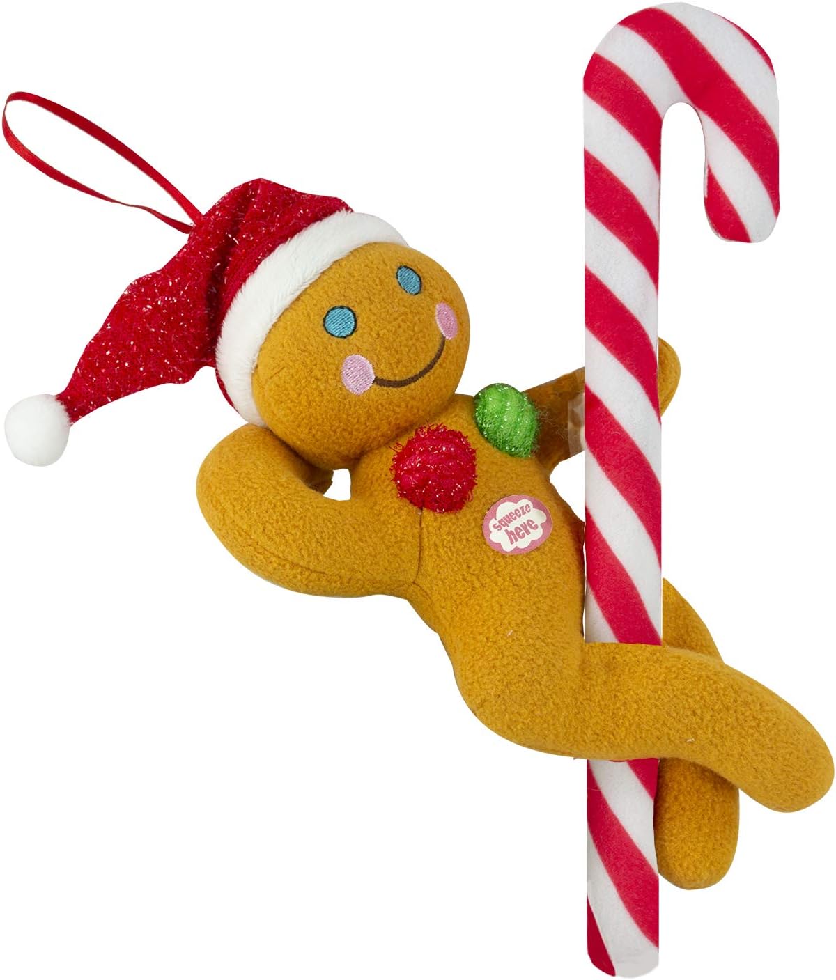 Tekky Naughty Gingerbread Pole Dancer Tree Ornament – Fun, Dirty Holiday Decor!