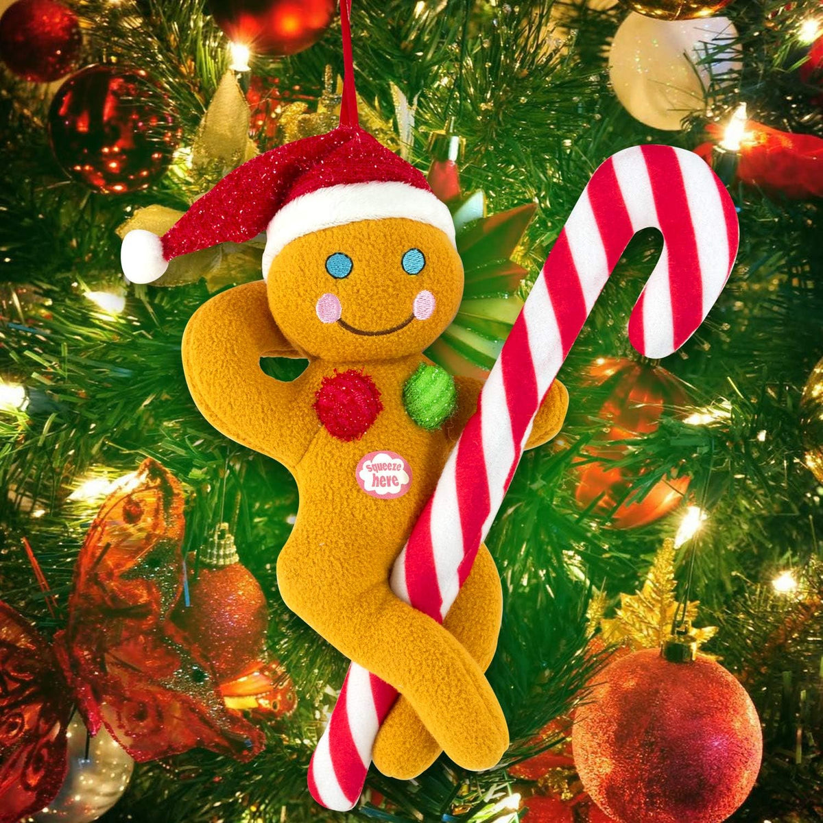 Tekky Naughty Gingerbread Pole Dancer Tree Ornament – Fun, Dirty Holiday Decor!