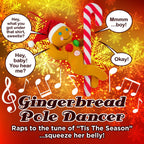 Tekky Naughty Gingerbread Pole Dancer Tree Ornament – Fun, Dirty Holiday Decor!