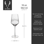 Admiral Crystal Universal Wine Glasses, Set of 2