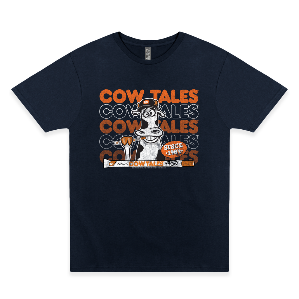 Goetze's® Cow Tales Brand Colors Tee, Retro Candy Graphic T-Shirt