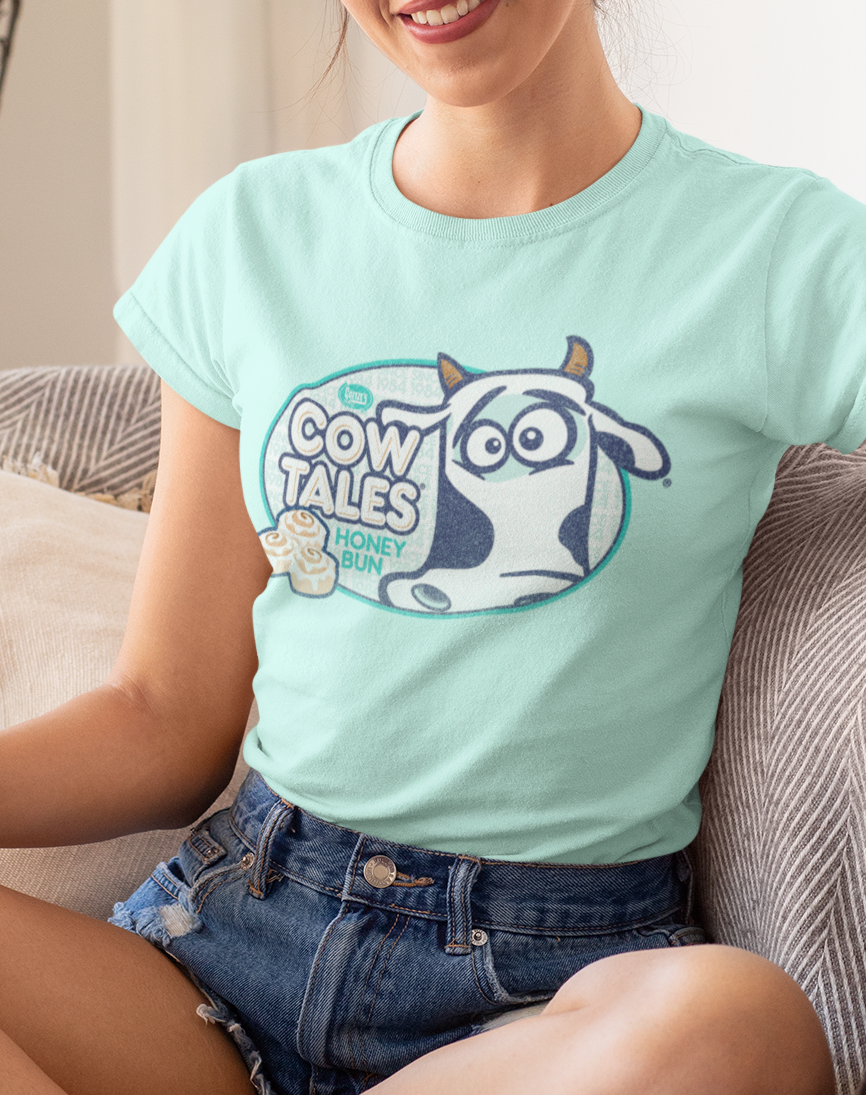 Goetze's® Cow Tales® Honey Bun Tee, Retro Candy Graphic T-Shirt