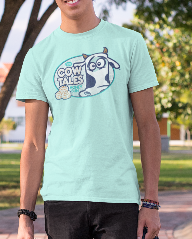 Goetze's® Cow Tales® Honey Bun Tee, Retro Candy Graphic T-Shirt