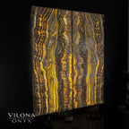Golden Cloud Onyx Wall Panels (Set #1)