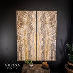 Golden Cloud Onyx Wall Panels (Set #1)