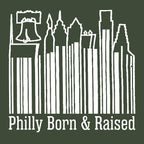 GOLDENBERG’S® PEANUT CHEWS® Philly Born & Raised Skyline Barcode Tee “Limited Edition” Philly Hometown Edition