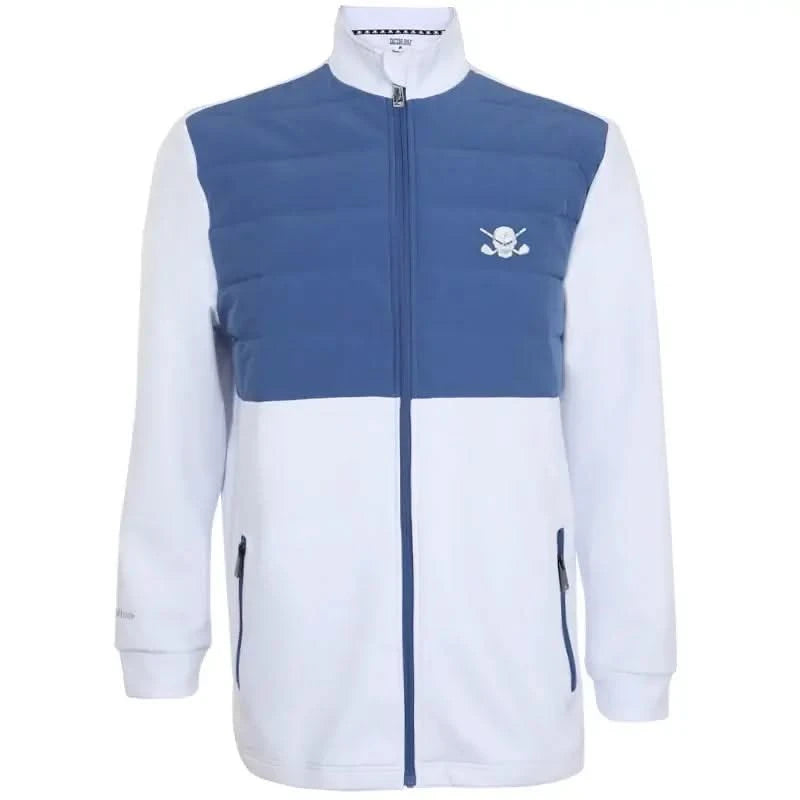 Men's Clubhouse Golf Jacket (White/Blue Dusk)