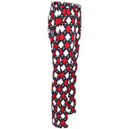 Monster ProCool Argyle Men's Golf Pants (Red/Black/White)