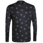 Golf Long Sleeve Undershirt with Skulls (Black/Charcoal)