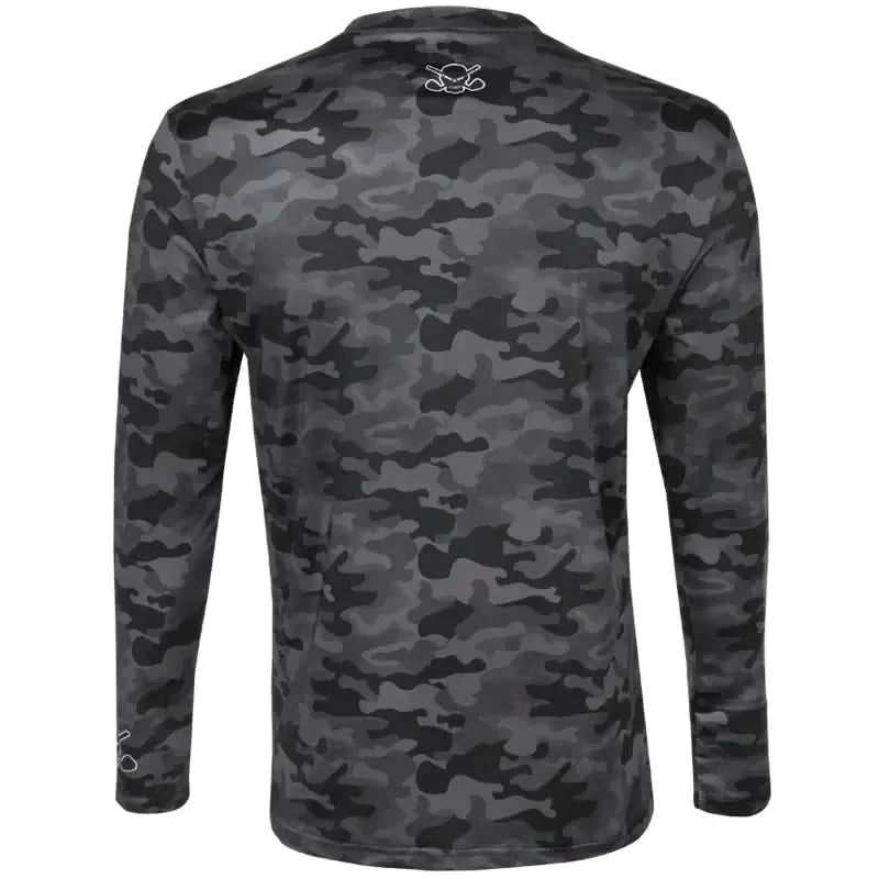 Golf Undershirt Long Sleeve (Camo/Black)