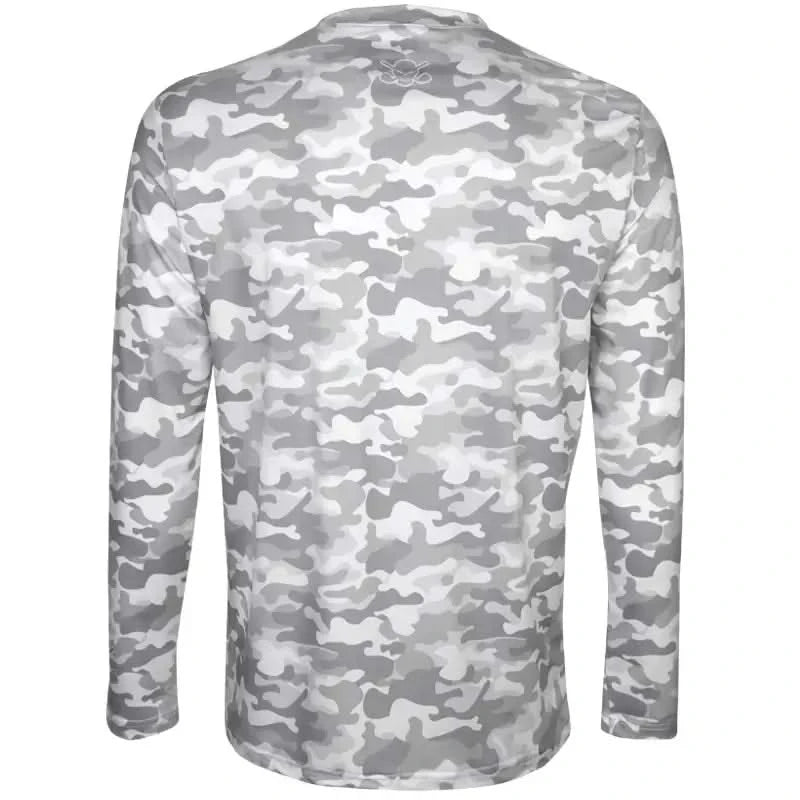 Golf Undershirt Long Sleeve (Camo/White)