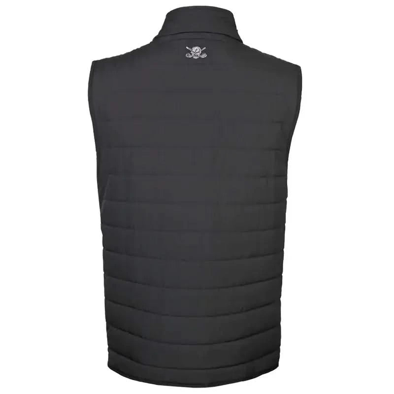 Men's Golf Vest - Full Zip (Grey/Black)