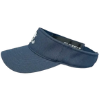 Golf Visor with Skull Design - Navy