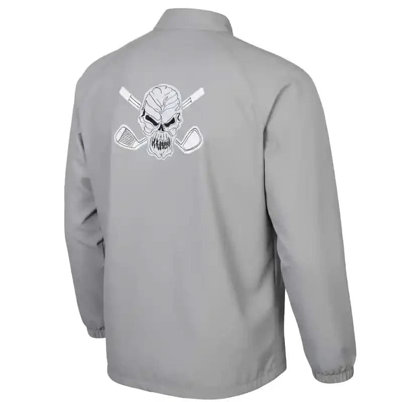 Windbreaker Quarter Zip Pull Over (Grey)