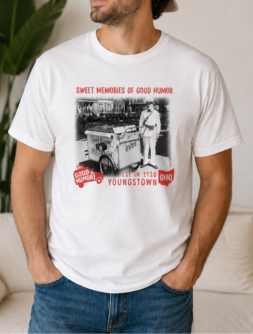 Good Humor™ Ice Cream Man Tee | Youngstown, OH Unisex Graphic T-Shirt
