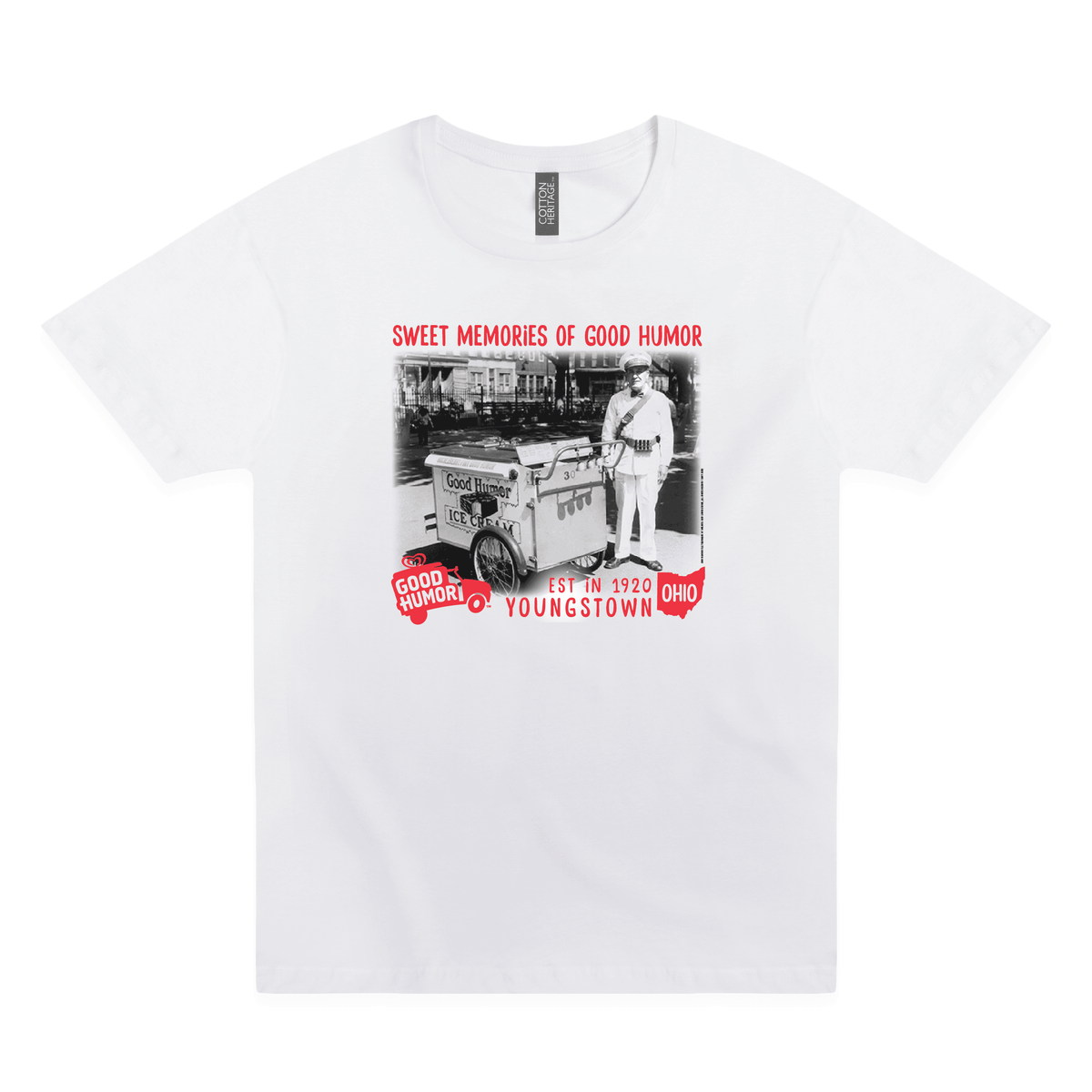 Good Humor™ Ice Cream Man Tee | Youngstown, OH Unisex Graphic T-Shirt