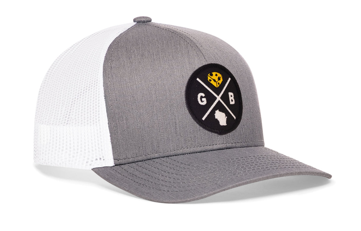 Green Bay Trucker Hat  |  Cheese GB X Snapback