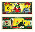 10 TOTAL - The Grinch Million Dollar Christmas Play Holiday Bills - Put in Cards