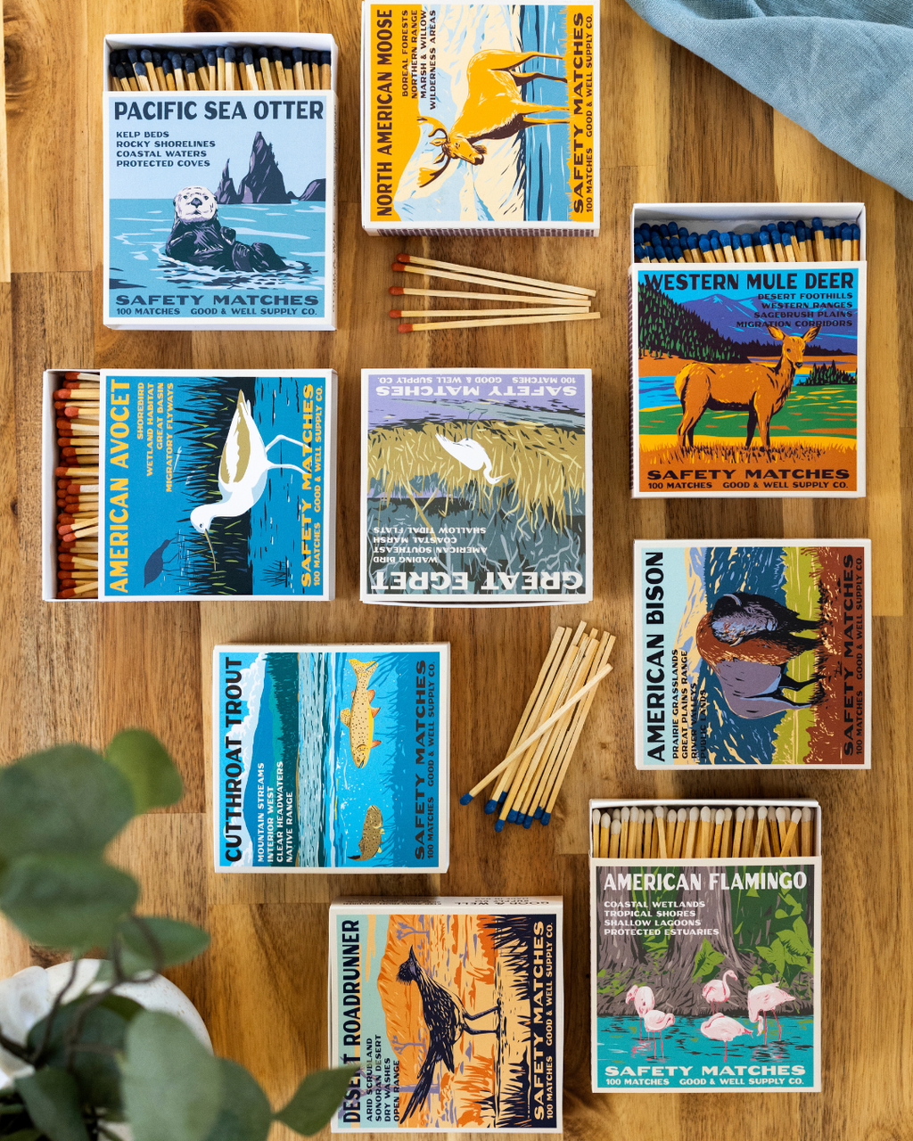 Western Mule Deer Cabin Matches