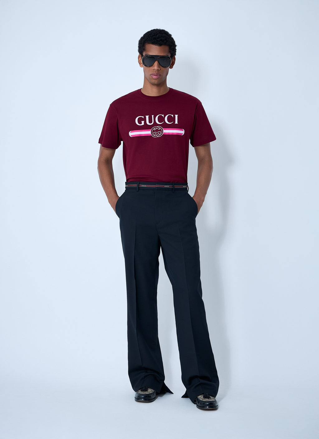 Gucci Men Tailored Wool Pants