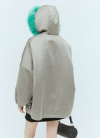 Gucci Women Satin Bomber Jacket