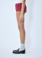 Gucci Women Suede Mini Shorts