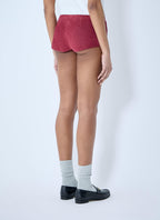 Gucci Women Suede Mini Shorts