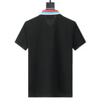 Gucci Black T-shirt with a collar