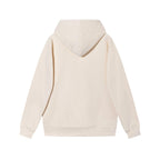 Gucci Cotton jersey hooded sweatshirt Beige