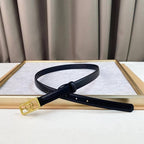 GUCCI Embellished coated-canvas and leather belt 'Black'