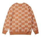 Gucci GG Wool Jacquard Cardigan 'Camel Ivory'
