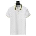 Gucci Luxury White T-shirt with Collar – Men's Premium Cotton