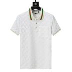 Gucci Luxury White T-shirt with Collar – Men's Premium Cotton