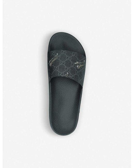GUCCI Men's Luxurious Leather Slippers - Unparalleled Comfort and Style