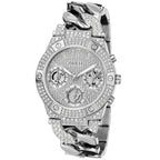 Guess Women's Trend Silver Tone Multi-function