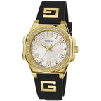 Guess Women's Black Gold Wristwatch