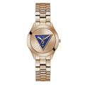 Guess Women's Tri Plaque Rose gold Dial Watch - GW0675L3