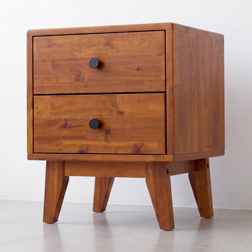 Silvia Solid Wood Nightstand