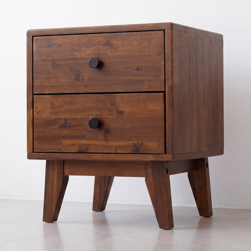 Silvia Solid Wood Nightstand