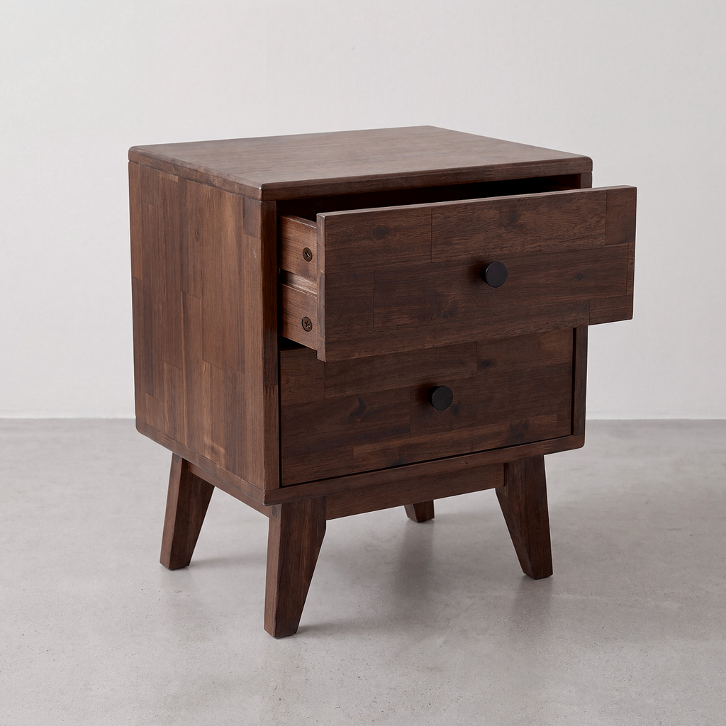 Silvia Solid Wood Nightstand