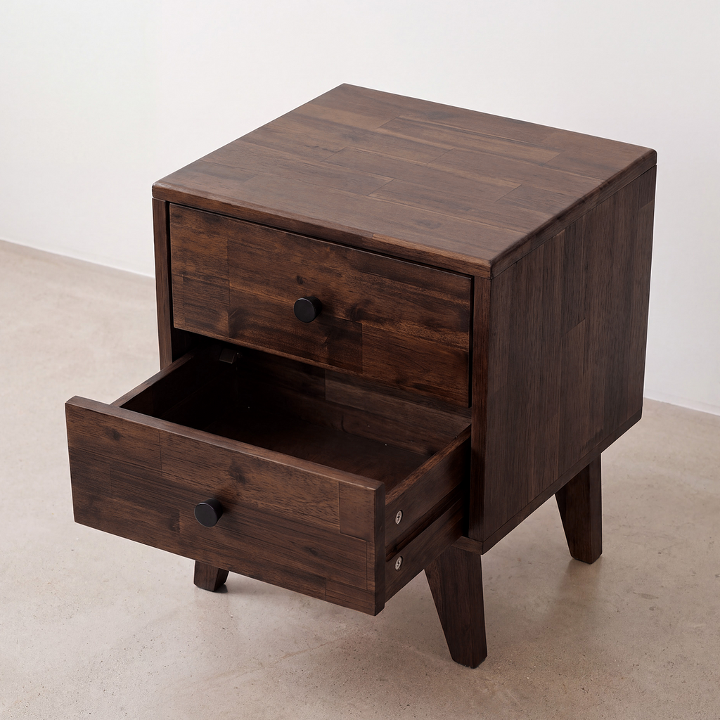 Silvia Solid Wood Nightstand